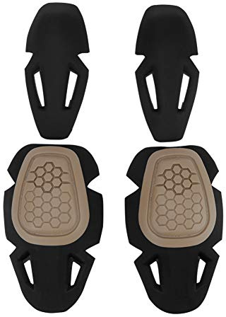 OAREA Set di ginocchiere tattiche per gomiti, G2, G3, G4, pantaloni, imbottiture, ginocchiere, gomitiere, forma da combattimento
