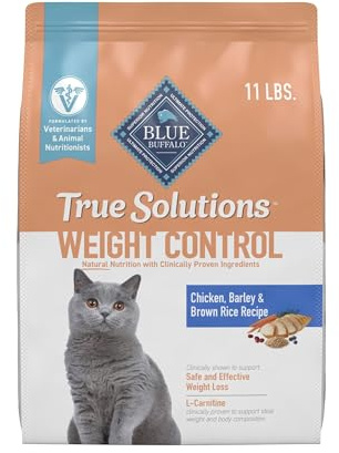 Blue Buffalo True Solutions Weight Control Chicken Dry Cat Food, 11 lb