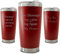 Personalised Engraved 500ml Red Travel Cup, Personalise with Any Message