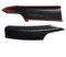 ERBV Carbon Fiber/Gloss Black Frontschürze Splitter Lip Spoiler Flaps Für BMW F30 F35 Limousine W/M-Tech M Sport 2014-2019,Carbon Farbe