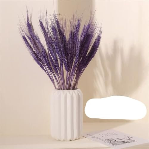 Dried Flax Beanreal Flowers Bouquets Natural Wheat ears Broom grass Dyed hair grass