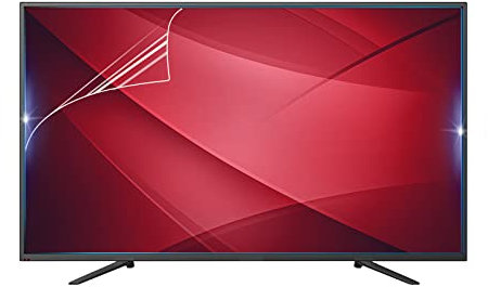 Anti-UV/Anti Scratch TV Film - Matte Anti Glare TV Protective Film - Radiation Protection/Anti-Myopia - for LCD, LED, 4K OLED & QLED HDTV Displays/Clear / 42 Inches 917x516mm