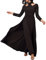 IWFEV Long Sleeve Plain Lace Party Full Length High Waist Women's Patchwork Overlay Jumpsuit XL Black