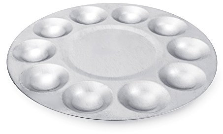Paint Tray Palette, Metal Palette Paint Pallet Painting Palette for Watercolor, Acrylic Painting