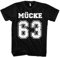 Mücke 63 Herren T-Shirt | Football Shirt Kult Weltkulturerbe | M1 Schwarz (XXL)