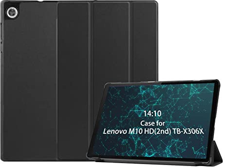 Lenovo M10 HD(2nd Gen) TB-X306X 10.1 inch Tablet Case with Stand and Protective Cover - ultra Slim, Lightweight with Auto Wake/Sleep Function