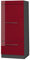 Vicco Mikrowellenschrank Fame-Line, Bordeaux Hochglanz/Anthrazit, 60 cm