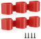 OwnMy Set of 2 Battery Holders for Milwaukee M12 Tool Storage with Slots, Wall Mount Bosch 12V Racks Drill Accessory Packs (OM-US-00375)