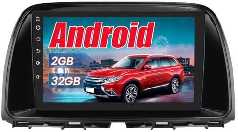 AWESAFE Android Autoradio für Mazda CX-5 2013-2016 Android 12 Radio mit 9 Zoll Bildschirm Navigation Carplay Android Auto unterstützt Bluetooth FM Radio DAB+ WiFi USB