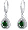 Malachit/Mondstein/Türkis Ohrringe Silber 925 Creolen Ohrringe für Damen Mädchen Schmuck Geschenke für Frauen Kinder Mama Frau Freundin Tochter (Mai)