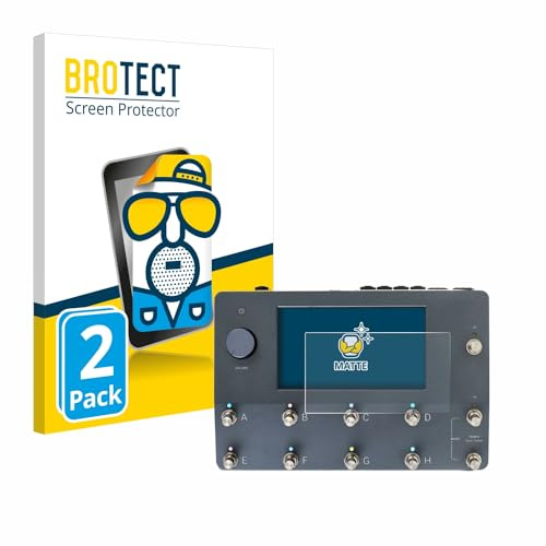 BROTECT Schutzfolie für Neural DSP Quad Cortex | 2 Stück Entspiegelnder Displayschutz Made in Germany Matte Displayschutz-Folie Anti-Reflex Anti-Fingerprint Einfache Montage