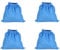 4 Pack Compatible for Guild Cloth Filter 16-30L Wet and Dry Vacuum Cleaners 950135