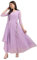Estationeryhouse Damen Georgette Anarkali Kurta Kurti Anzug mit Dupatta (Hose nicht im Lieferumfang enthalten), Flieder, 0X