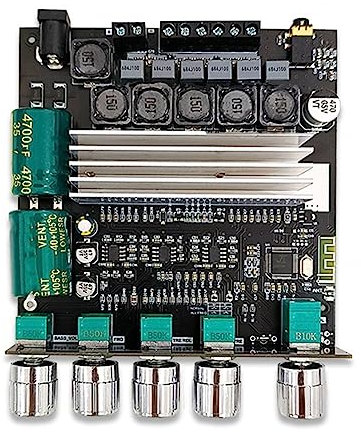 Komdndht Amplifier Board -TB22 5.1 Bluetooth 50W Channel with 100W Subwoofer for Sound Box Without