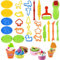 Rapidbok Herramientas Plastilina para Niños, 26 Piezas Moldes Plastilina, Herramientas Plastilina, Accesorios Plastilina, Accesorios de Arcilla de Modelado, Juguetes Preescolares de Pasta de Modelar