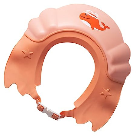 VICASKY 3st Shampoo-kappe Haarwaschschild Für Kleinkinder Badewannen-ohrschutzkappe Trockenshampoo-duschhaube Babymützen Bade-shampoo-hut Hauben Für Kinder -dusche-hut Rosa Plastik