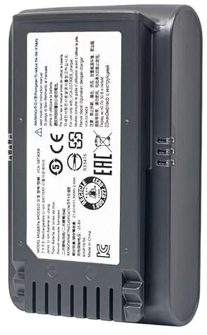Nouvelle batterie blanche pour Samsung JET70 VS15T7032P4 VCA-SBT90E 21,6 V 51,84 Wh 2 400 mAh