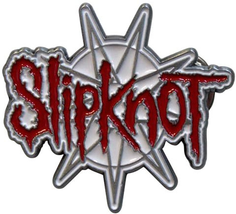 Slipknot 9 Point Star Band Logo Pin Badge One Size