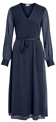 Vila Female Maxikleid VIFALIA Langarm | Midi dress