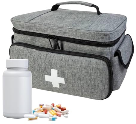 FASSME Krankenschwester-Kliniktasche, Arzttasche, Medizin-Organizer-Tasche, wasserdichte Pillenflaschen-Organizer-Tasche, wasserdichte Aufbewahrungstasche für Krankenschwesterbedarf für Ärzte