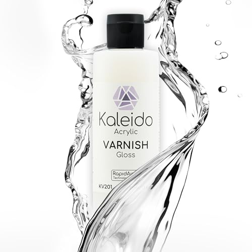 Gaahleri KV201 Trasparente Lucido – Acrilico, Aerografo, 210 ML, Base Acqua | Lucentezza 92 GU, antigraffio, anti-ingiallimento, 210 ML – pronto all'uso