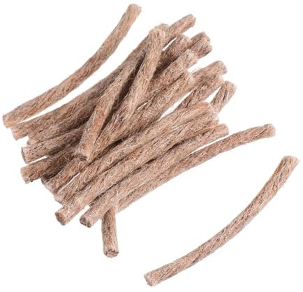 BESPORTBLE 30stücke Hanfdocht Feuerstarter Für Outdoor Camping BBQ Notfälle Langlebige Jute Schnur Einfach Zu Entzünden Windresistent Für Und Signalfeuer