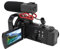 Asixxsix 56MP DV Digital Video Camera, 5K WIFI Camcorder 18X Zoom with Night, Remote Control, Digital Touch Screen Camcorder for Vlogging, YouTube Live Streaming, PC Camera