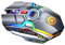 DIYEAH 1pièce Souris De Jeu sans Fil RGB Silencieuse avec Chargement USB Confort Ergonomique pour Gamers Distance Utilisation Jusqu à Mètres Couleur Gris Électrolytique