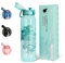 UZSPACE Trinkflasche 1l Sport Wasserflasche, auslaufsicher Flasche unterwegs, spülmaschinenfest, kohlensäure geeignet, Sportflasche für gym fahrrad fitness wandern Büro, mit Zeitmarkierung