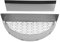 Edelstahl Holzkohlekörbe Kohlekorb Hochwertige Grillen Grill Zubehör Holzkohlekörbe, Char Basket Direktes und Indirektes, für Freien und Familientreffen(53.34x21.59x11.43cm)