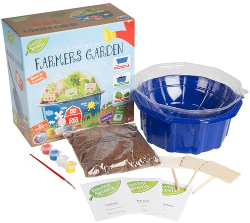 RMS Jack's Grow and Paint Your Own Farmers Garden Art Craft Kit