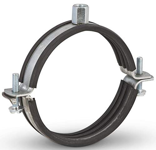 Wickelfalzrohr Bogen Lüftungsgitter Wetterschutzgitter Enddeckel Verbinder (Ø 100 mm, Rohrschelle)