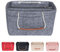 Soyizom Filztasche Organizer Insert Handtasche passt Speedy 30-40, Handtasche Organizer Insert für Tote mit Griffen Schlüsselbund(Medium, grau)