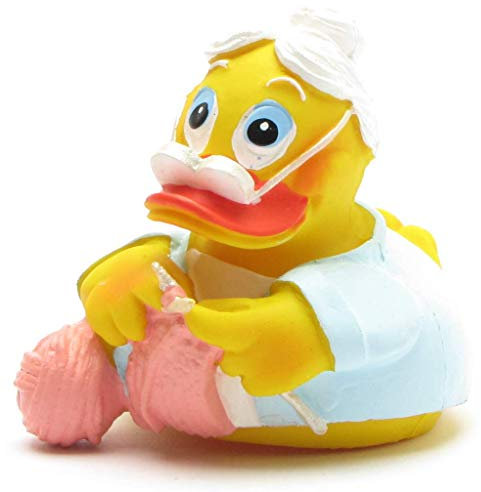 Duckshop I Oma Quietscheentchen I Badeente - L: 9,5 cm
