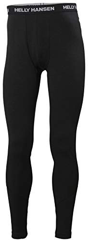 Helly Hansen Hombres Pantalones de peso medio Lifa Merino, Negro, S