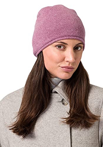 Style & Republic Beanie aus Kaschmir, Mütze aus 100% Kaschmir, Einheitsgröße mit 50cm Bundumfang, Unisex (Dull Rose)…
