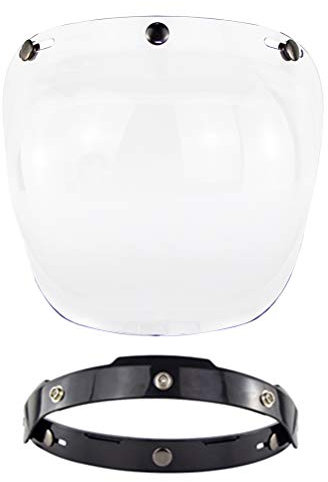 Aprire Casco Visiera del casco del motociclo Bubble visiera Bubble Shield Caschi Moto Picc