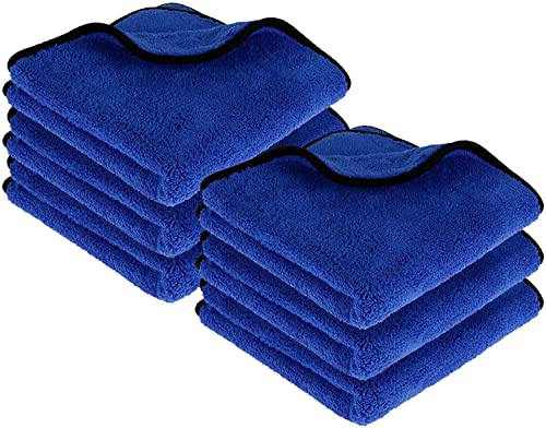 Mach1 Handtuch Set Premium Mikrofasertücher mit 600g/m² 40x40 cm in Profiqualität– umweltfreundlich, extrem saugstark und weich – fusselfreie Allzwecktücher für Haushalt, Büro und Auto