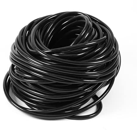 FECAMOS Micro Tube Schlauch, Tropfrohr Engineering Plastic Material 3/5mm 20m für Grünbänder für kleine Bewässerungssysteme