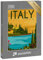 puzzleYOU: Puzzle 2000 Teile „Lake Como Italy - Vintage Illustration“