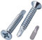 SKIR'CO Lot de 150 vis autoforeuses DIN 7504 P en acier zingué 5,5 x 38 mm pour métal, vis à tôle à tête fraisée