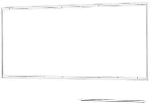 Ikea LYSEKIL Schiene für Wandpaneel, 120 cm, Aluminium