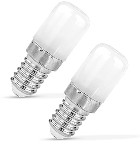 PerfectHD LED Kühlschrankbirnen - kaltweiß - 2er Set - E14 - Kühlschranklampe - LED Birne - 6000 K - 1,5 Watt