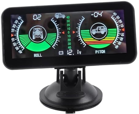 Universaler intelligenter Neigungsmesser fürs Auto mit hochauflösendem HUD Display digitaler Winkelmesser zur Echtzeitmessung von Längs und Querneigung im Bereich von 40° bis +40°