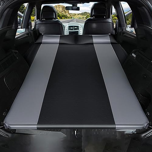 ORDALI Auto Luftmatratze Matratze für BMW X1 X2 X3 X3 M40i X4 X5 X6 X7 SUV,Aufblasbare Bettauflagen Rücksitz Air Bett Kofferraum Luftbett Reisen Luftcouch Tragbare Isomatte,F-Black