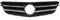 Artudatech Auto Frontgrill Stoßstangengrill, Frontstoßstange Kühlergrill Passend für Benz C Klasse W204 C300/C350 2008-2014 Schwarz Car Front Bumper Grille