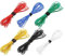 sourcing map Cable de Silicona Calibre 30, 6 Cables Eléctrico 30 AWG, Alambre Trenzado de Cobre Estañado Flexible, Cable Conexión Alta Temperatura, 6 Color 3,0 m para Modelo de Auto