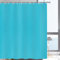 YISURE Tenda da doccia blu acquamarina 200x240 altezza extra, tenda da doccia in tessuto di poliestere con pesi idrorepellenti lavabili, larghezza 200 x altezza 240cm