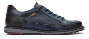 Pikolinos Zapatos Cordones en Cuero Berna para Caballero Color Blue