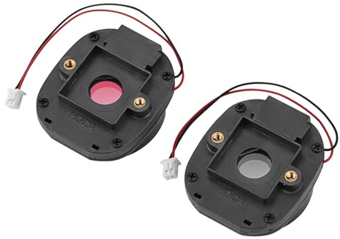2 Stück IR-Sperrfilter 5 MP Tag-Nacht-Schalter für CCTV-IP-HD-Kamera Vollspektrum-Glas infrarot filterscheibe webcam Kupolkameror